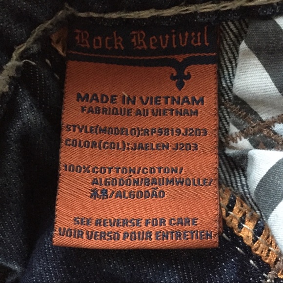 Rock Revival Jaelen Straight Mens Jeans SOLD OUT - Picture 7 of 8